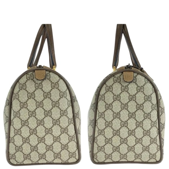 Authenticated Gucci Supreme Web Signature Boston Ophidia Tote Bag Handbag - Picture 5 of 14